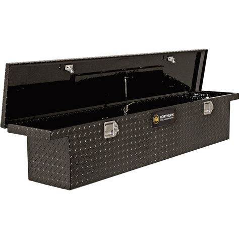 black metal tool box for truck|slim truck tool box black.